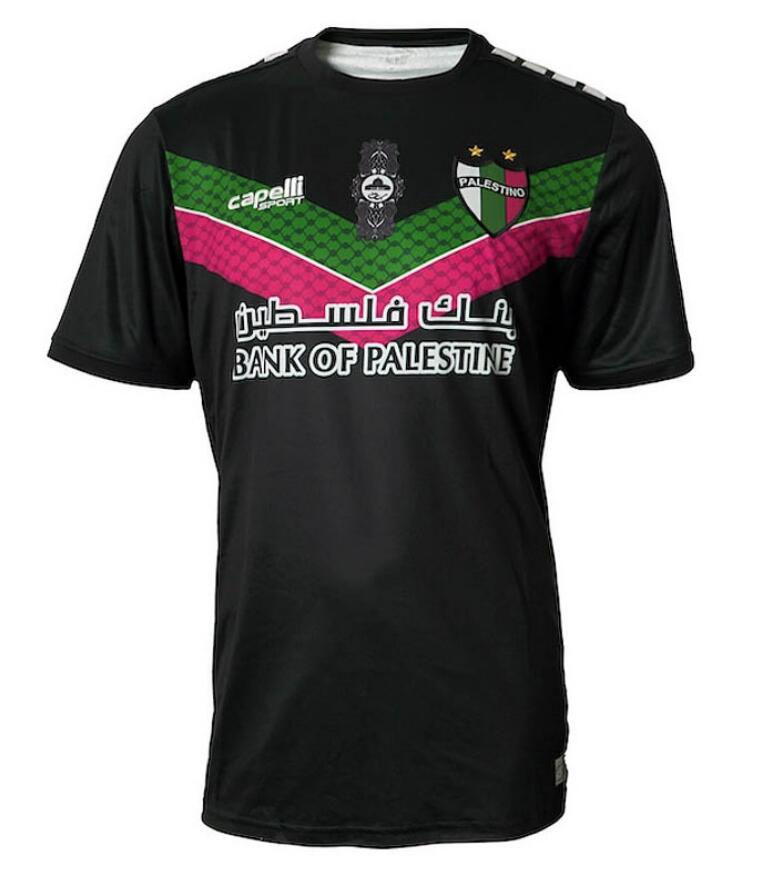 2022/23 Club Deportivo Palestino Black Away Kit Soccer Jersey